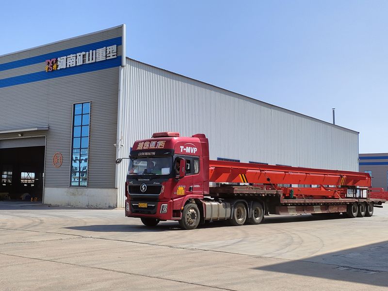電動(dòng)葫蘆門(mén)式起重機  MHxh10t—14m 外懸3.5/1.5m 制作完成，發(fā)往青海交付客戶(hù)使用